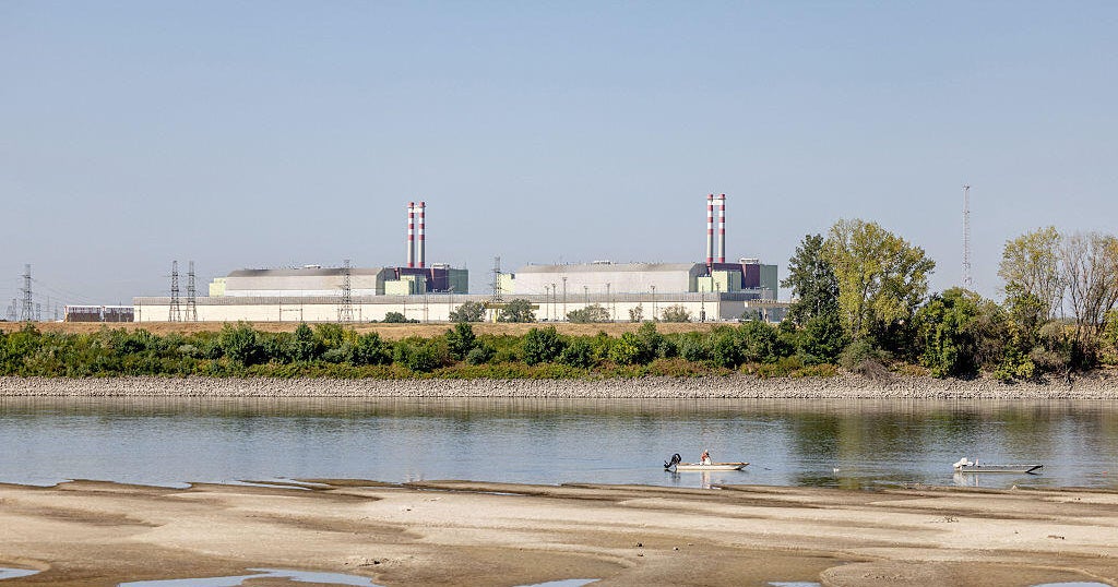 Record-low Danube River levels put Hungary's only nuclear plant on brink of shutting down